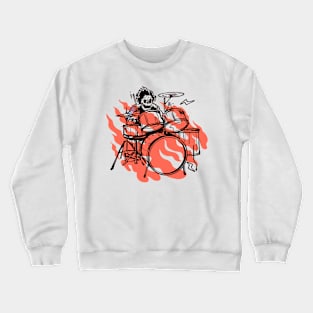 Skull Drummer Crewneck Sweatshirt